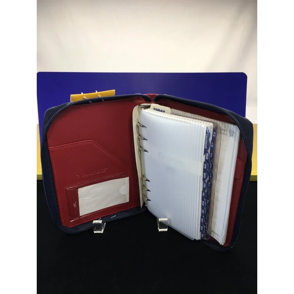 Cambridge Organizer Agenda w/ Removable Wallet Undated Monthly Calendar NEW